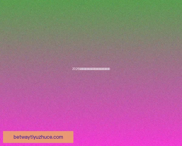 2026世界杯买球网站推荐及最新投注攻略全面解析